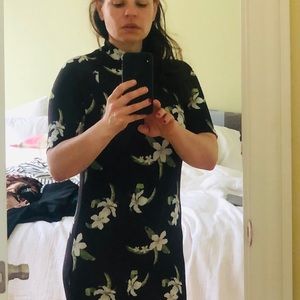 ASOS w UV protection rash flower print S